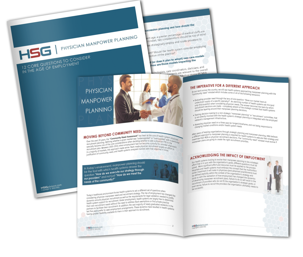 Download our Physician Manpower Planning White Paper