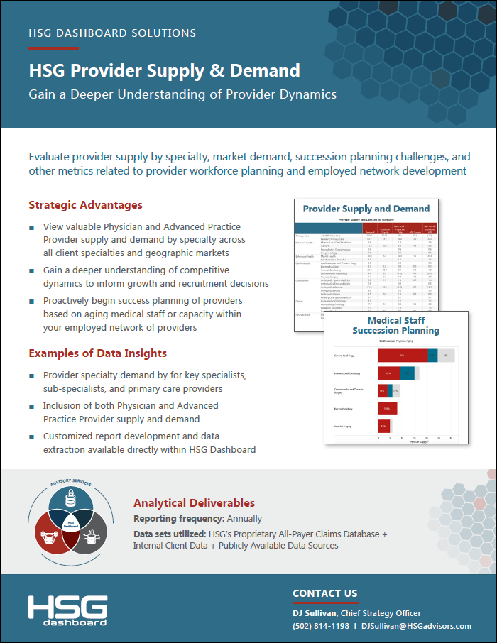 Gain a Deeper Understanding of Provider Dynamics